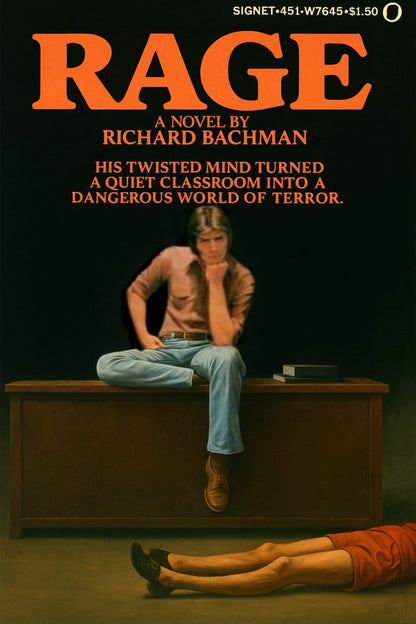 RAGE by  Stephen King(Richard Bachman) 1st  1977