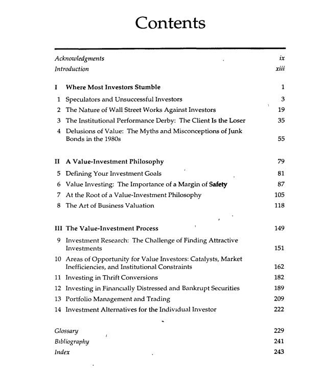 Margin of Safety by Seth Klarman Investment Book