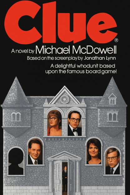 Clue by Michael McDowell Fawcett 1986 movie tie-in novelization