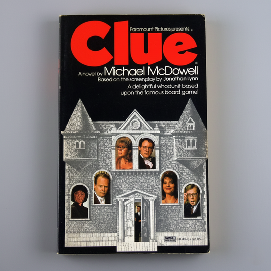 Clue by Michael McDowell Fawcett 1986 movie tie-in novelization NEW paperback