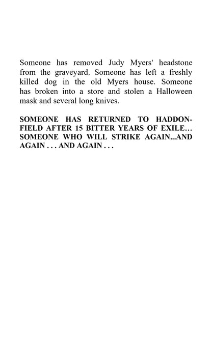 Halloween Curtis Richards 5th Print Bantam Books 1979 Horror