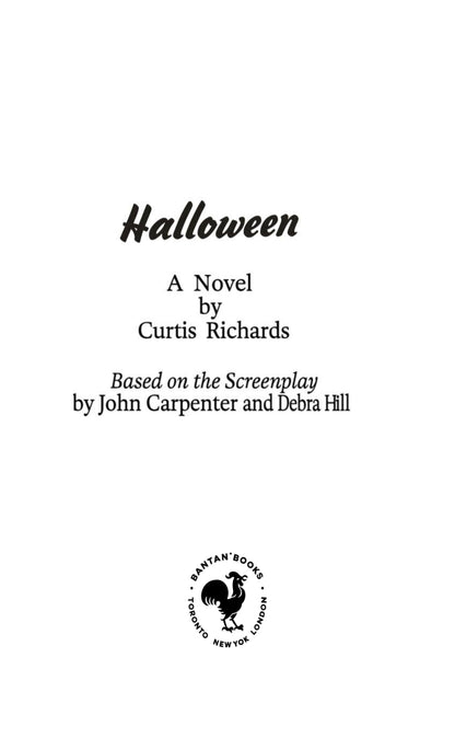 Halloween Curtis Richards 5th Print Bantam Books 1979 Horror