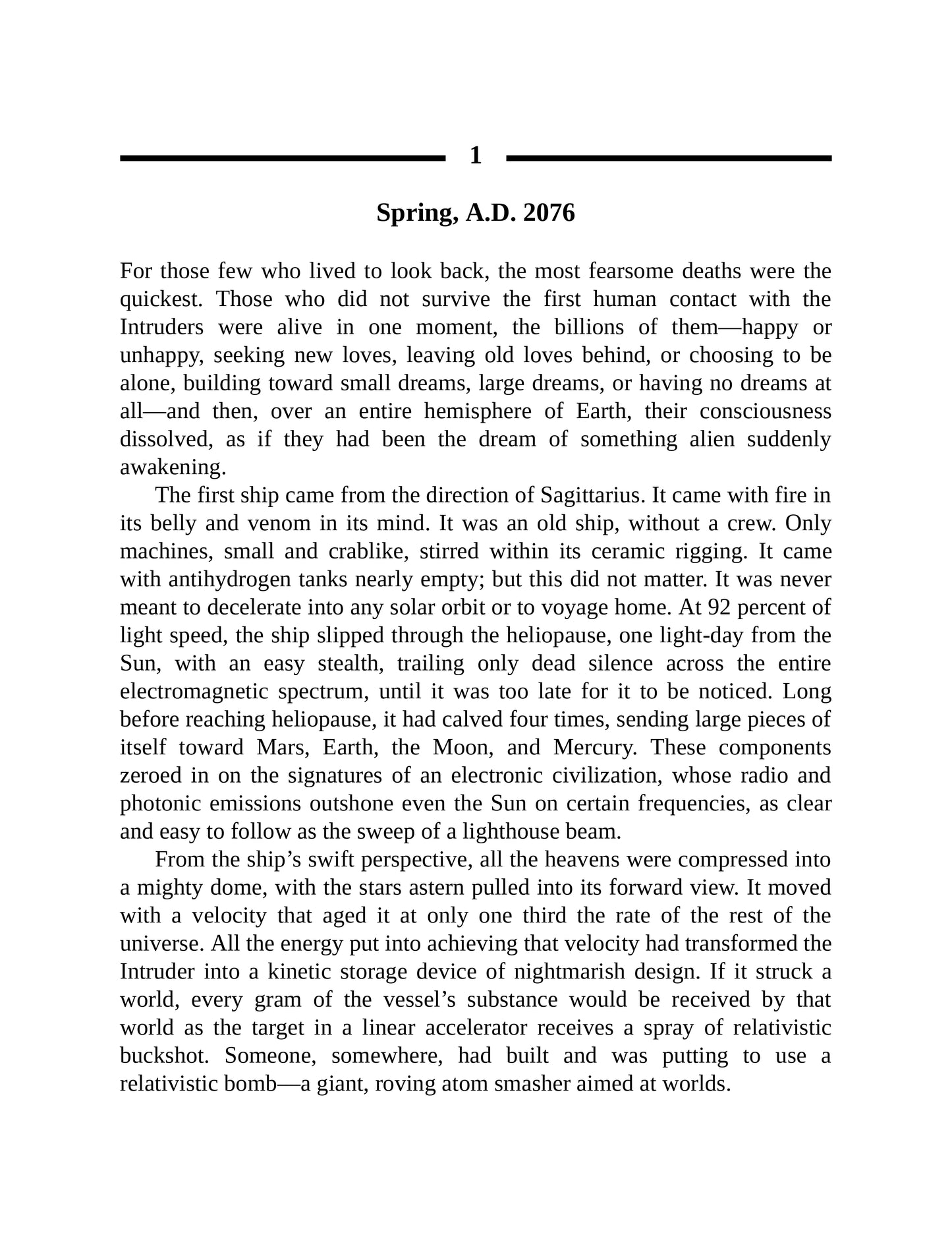 Killing Star by George Zebrowski and Charles R. Pellegrino 1995