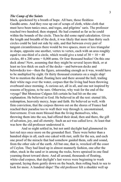 The Camp of the Saints by Jean Raspail Critical  book 1994