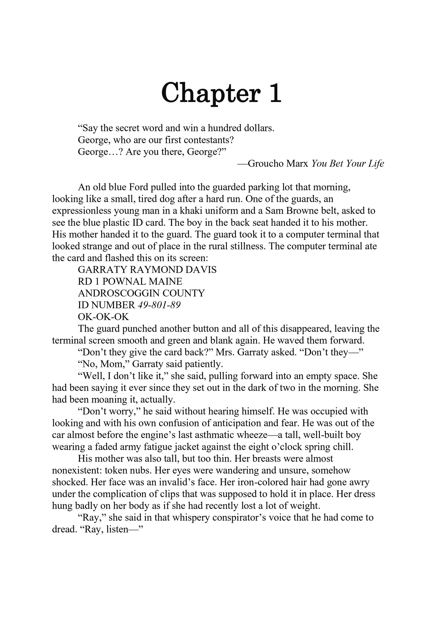 The Long Walk by Stephen King First Edition 1979